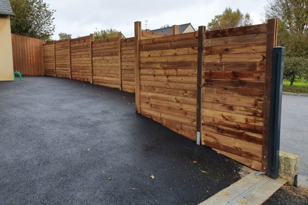 Création de palissade en bois à Dinard