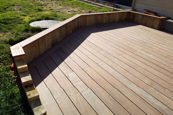 Création de terrasse en bois à Dinard -
